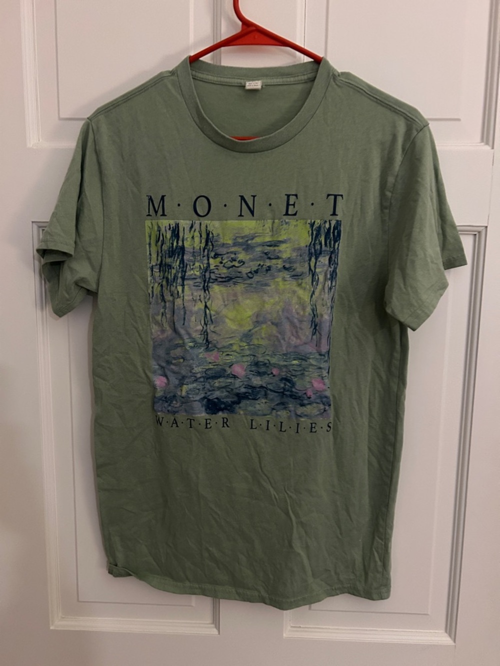 Monet Sage Green Water Lilies Graphic Tee